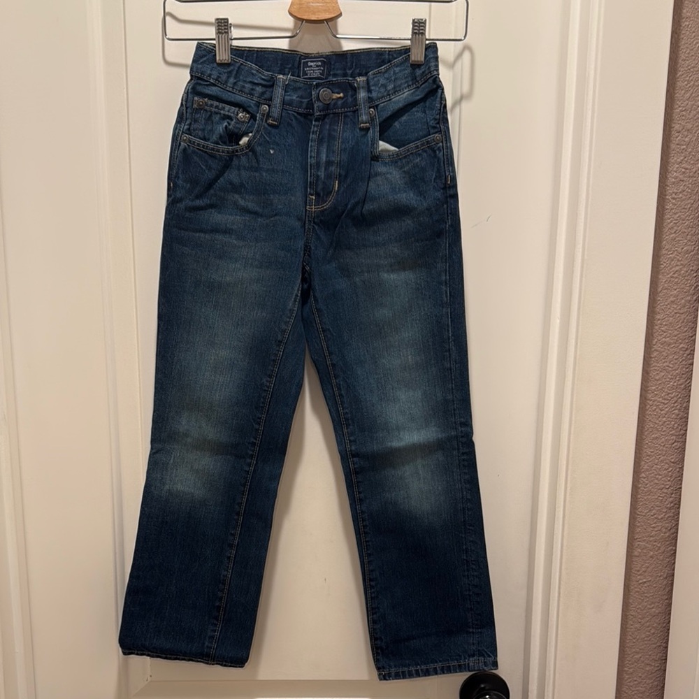 Kids Slim Straight fit Blue Jeans